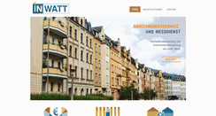 Desktop Screenshot of inwatt.de